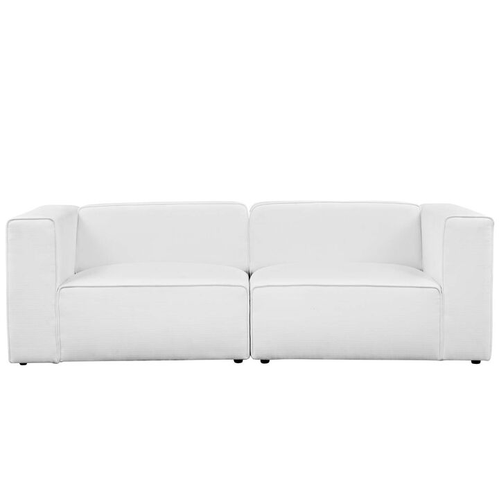 Commix Down Filled Overstuffed Performance Velvet 4-Piece Sectional Sofa