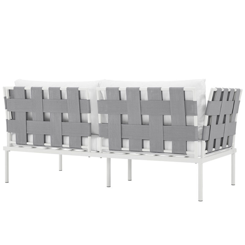 Modway - Harmony Outdoor Patio Aluminum Loveseat