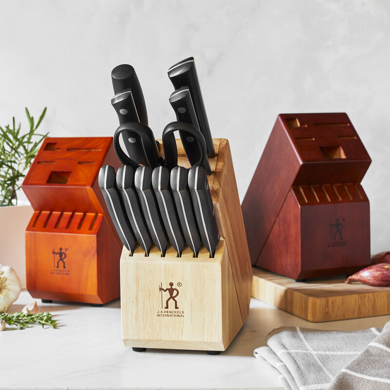 HENCKELS Dynamic 12-pc Knife Block Set - Acacia