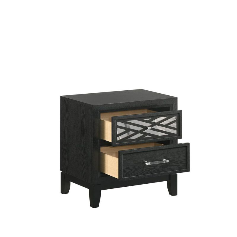 New Classic Furniture Obsidian Nightstand-Black