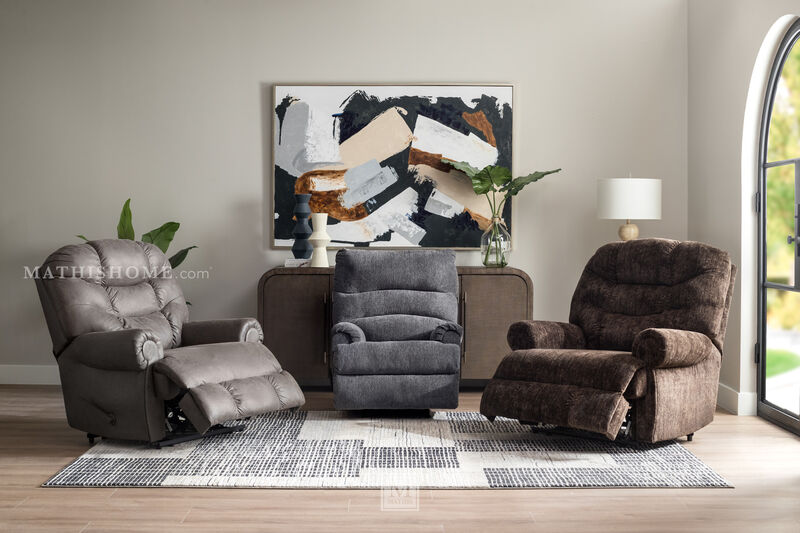 Movie Man Oversized Manual Recliner, Brown