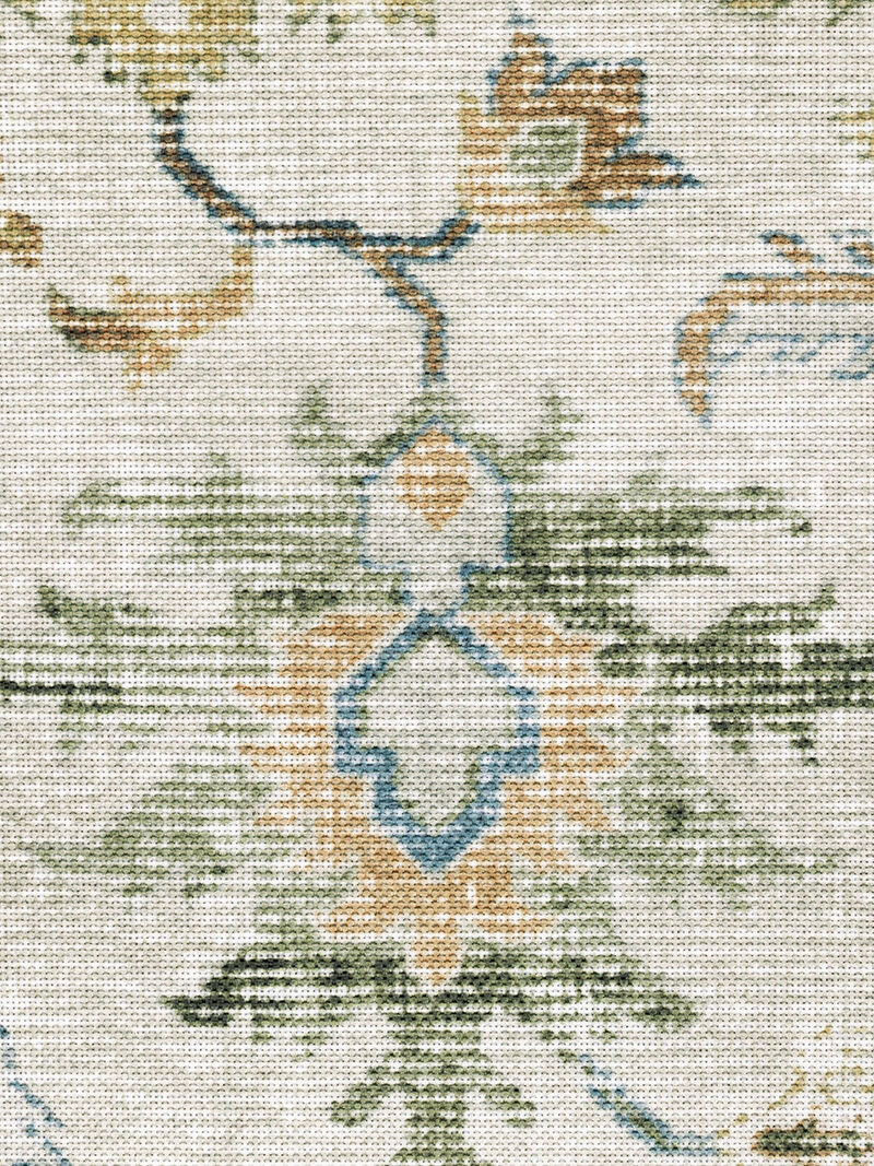 Charleston 7'6" x 10' Ivory Rug