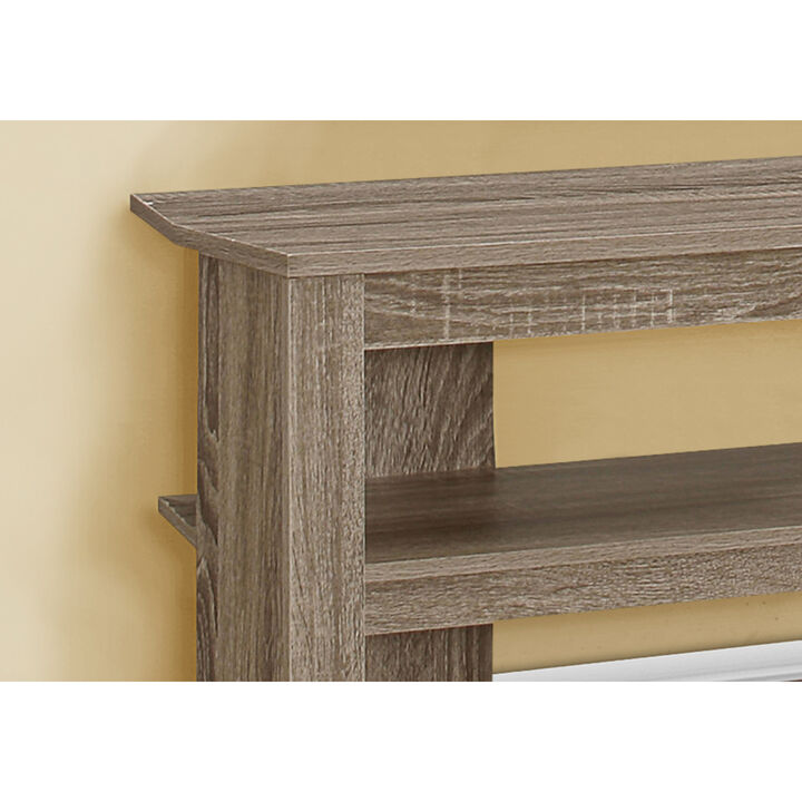 Monarch Specialties I 2569 Tv Stand, 42 Inch, Console, Media Entertainment Center, Storage Shelves, Living Room, Bedroom, Laminate, Brown, Contemporary, Modern