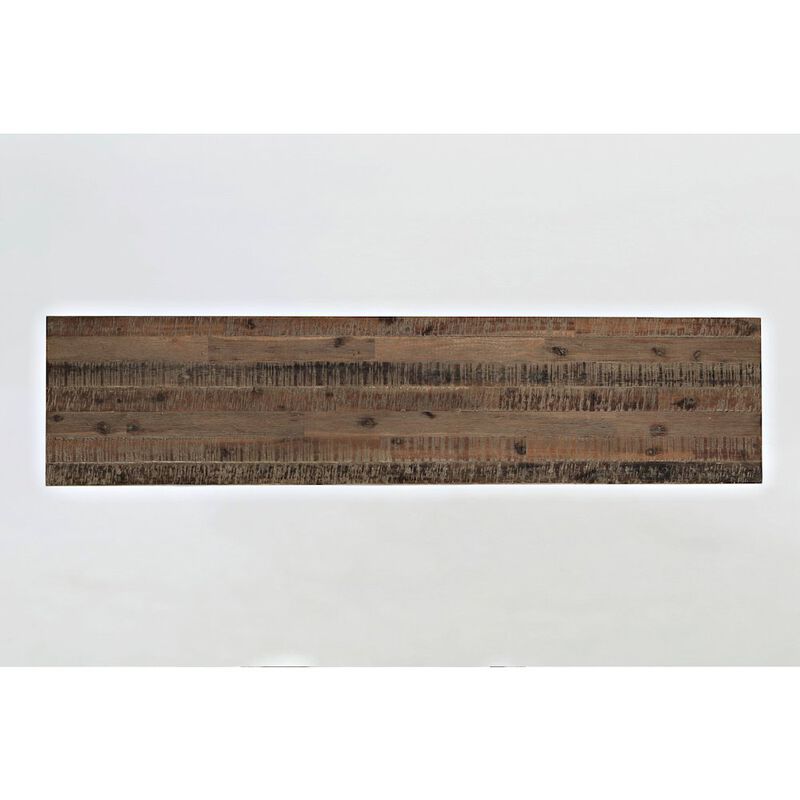 Jofran Conundrum Modern Distressed Solid Acacia Bookcase