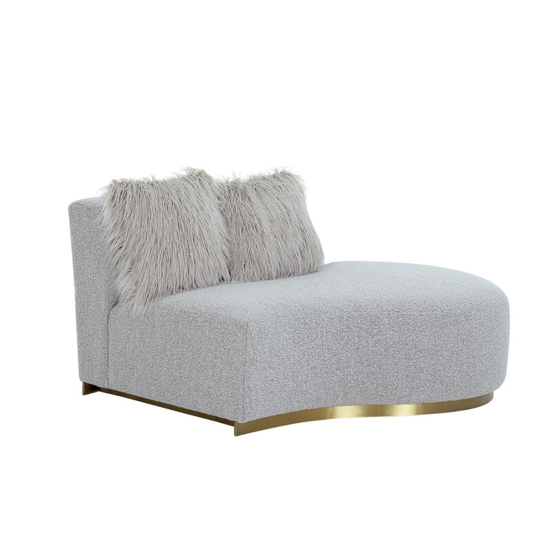 Pasargad Home Simona Upholstered Sofa with 3 Pillows