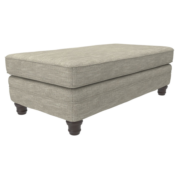 Tarleton Fabric Ottoman
