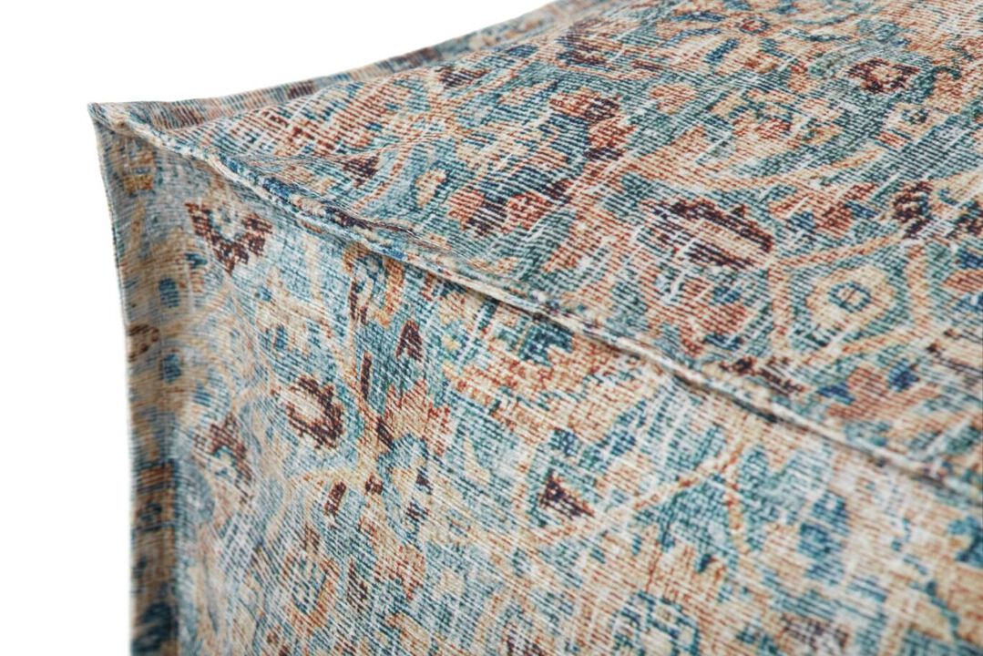 Poufs LPF0025 Gold / Multi 18"W x 18"D x 18"H