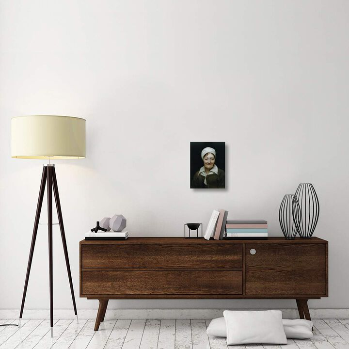 Head of a Woman-Canvas Art-12x16