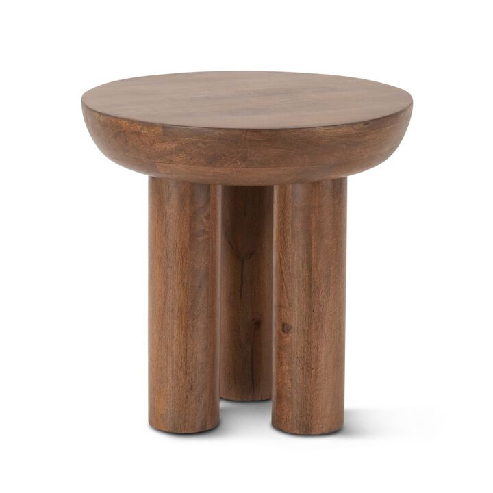 World Interiors Noto 20 Side Table in Acorn Brown