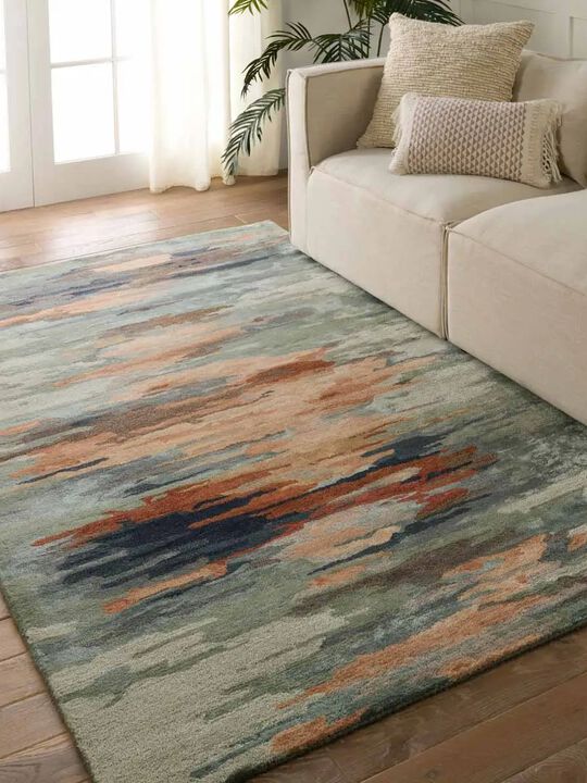 Genesis Ryenn Green 10' x 14' Rug