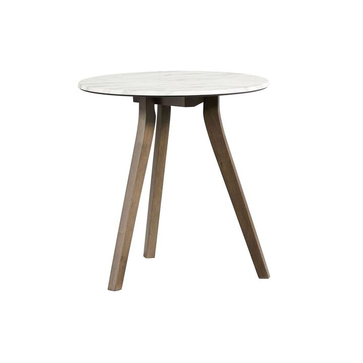 End Table, Domoni White/Honey
