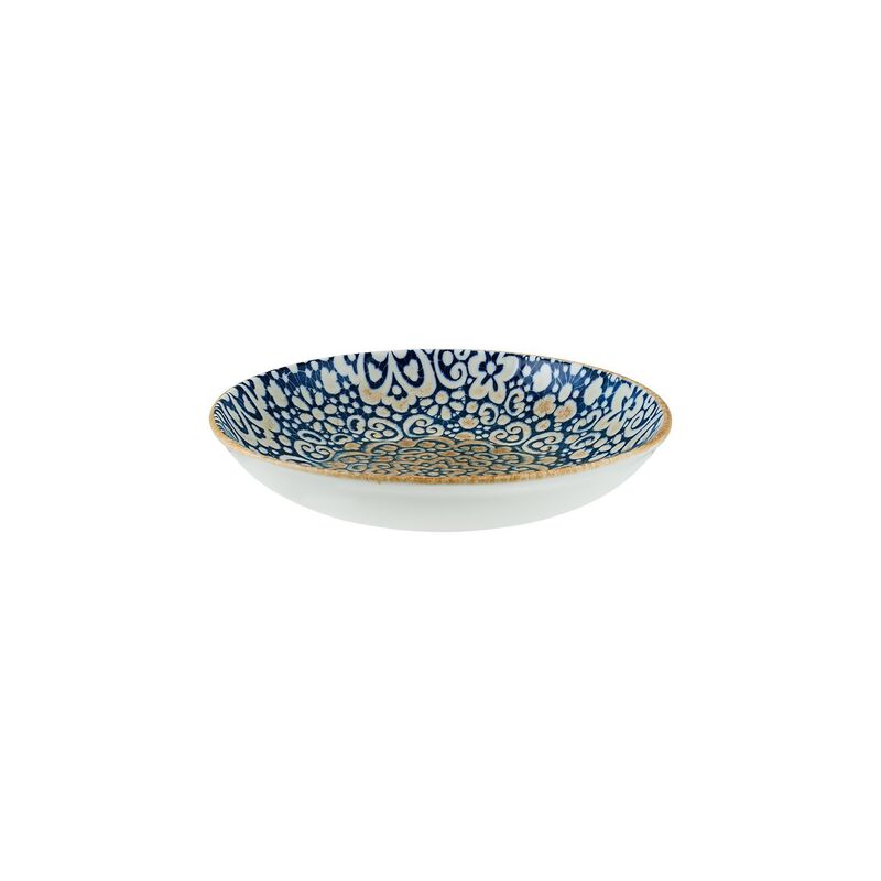Alhambra dia.11" h:2.5" 57 oz. Round Decorated Porcelain Bowl (Set of 2)