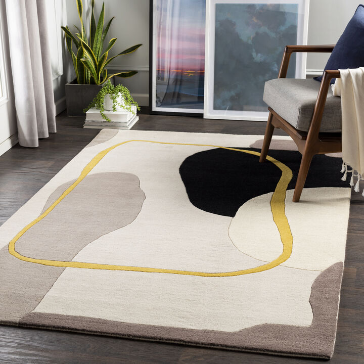 Queens QUN-2307 10' x 14' Gray Rug