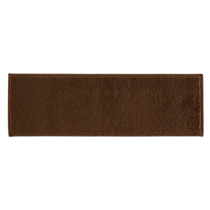 SUSSEXHOME Carpet Stair Treads Easy to Install with Double Adhesive Tape - Safe, 9" X 28" - Brown
