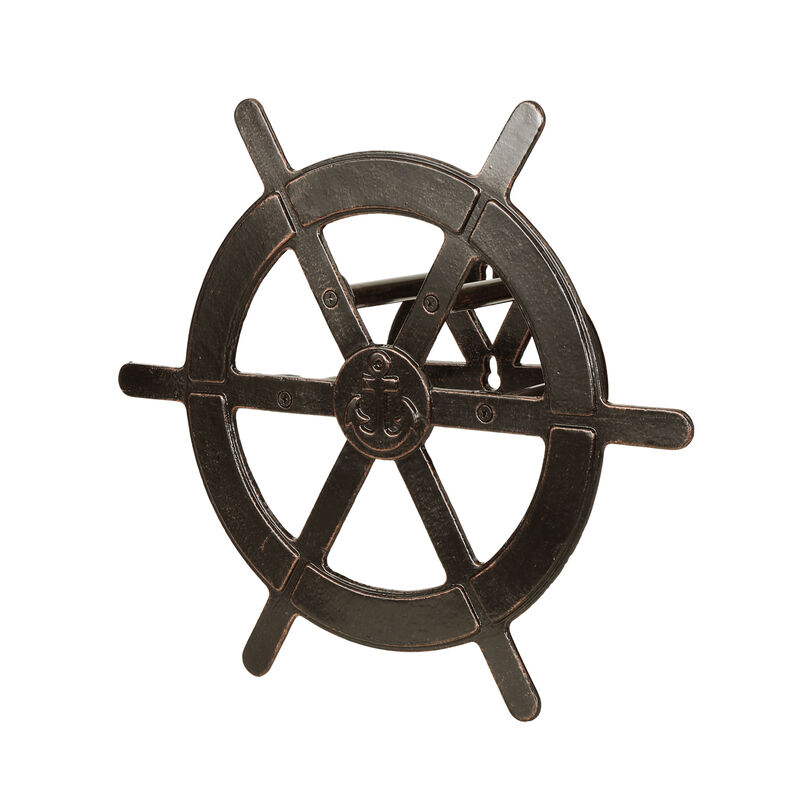 Streamdale Nautical Decor Wall Mount Hose Holder | Artistic Backyard Accessory