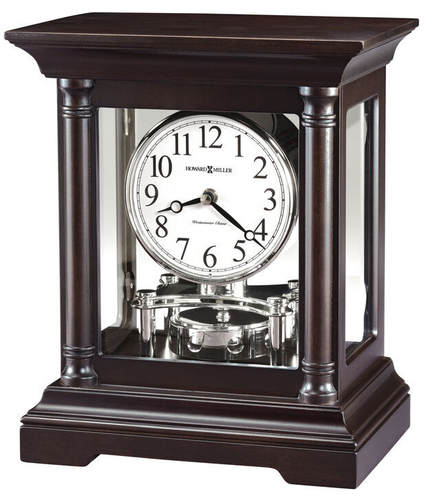 Howard Miller 635198 Howard Miller Cassidy Mantel Clock 635198 Black Coffee