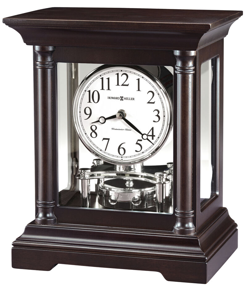 Howard Miller 635198 Howard Miller Cassidy Mantel Clock 635198 Black Coffee