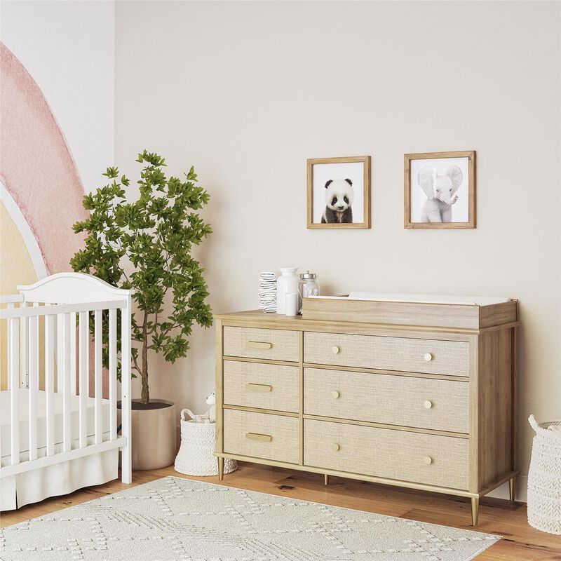 Shiloh Wide 6 Drawer Convertible Dresser & Changing Table