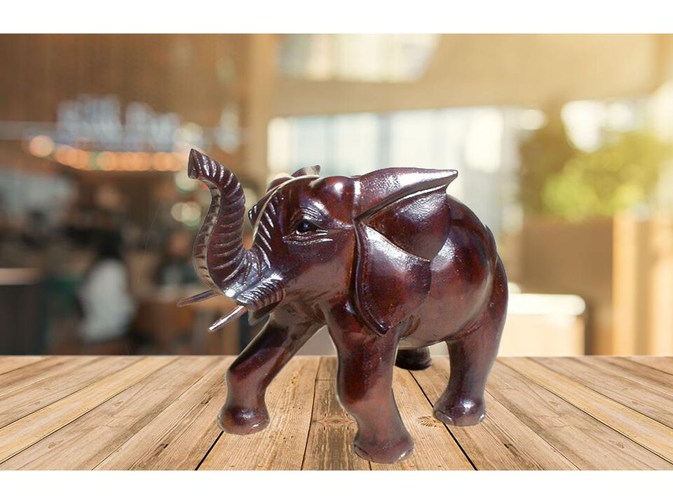 Teak/ Mahogany           Elephant  Statue LARGE