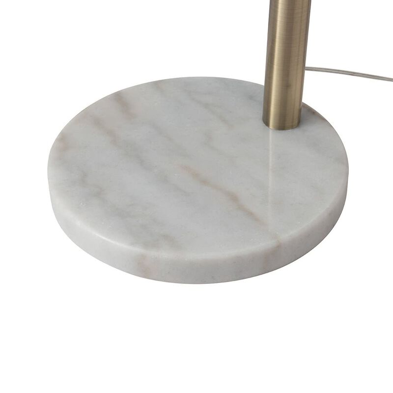 NOVA OF CALIFORNIA Santa Clara 3 Light Arc Floor Lamp - Weathered Brass