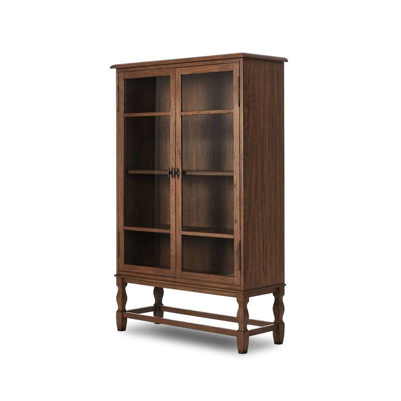 Finley Fawn Oak Cabinet