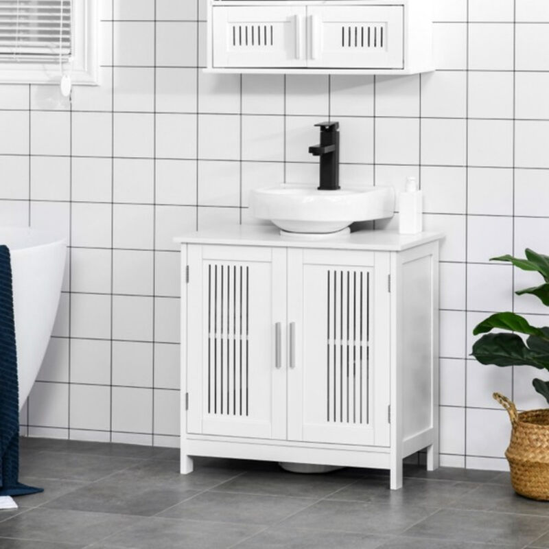 Space-Saving Bathroom Storage Cabinet with Adjustable Shelves