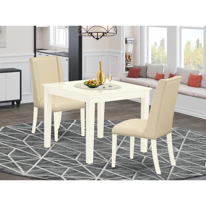 Dining Room Set Linen White