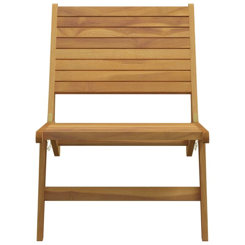vidaXL Patio Chair Solid Wood Teak