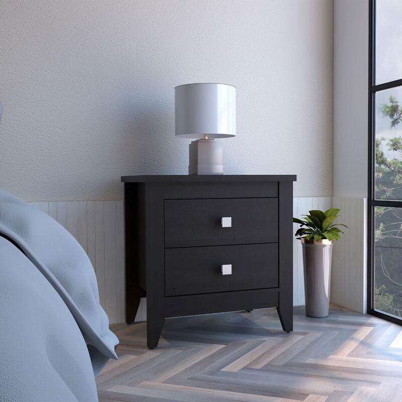 Nightstand More, Bedroom, Black