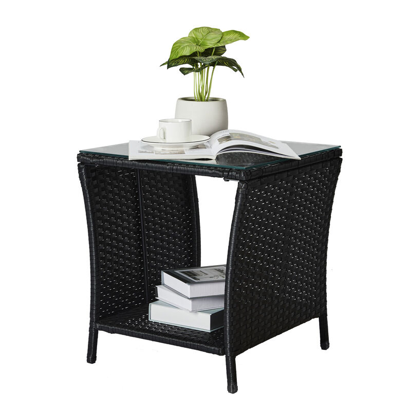 Outdoor Patio Side Table – Weather-Resistant Accent Table for Garden, Deck & Balcony