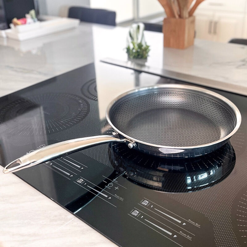 Tri-ply Stainless Steel Diamond Nonstick 10 in. Frying Pan