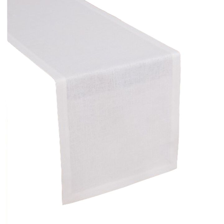 Solino Home 100% Pure Linen Table Runner 14 x 108 Inch | Milan