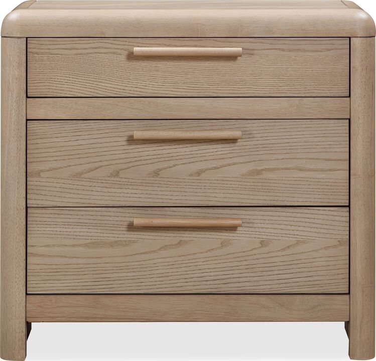 Furano Three Drawer Nightstand