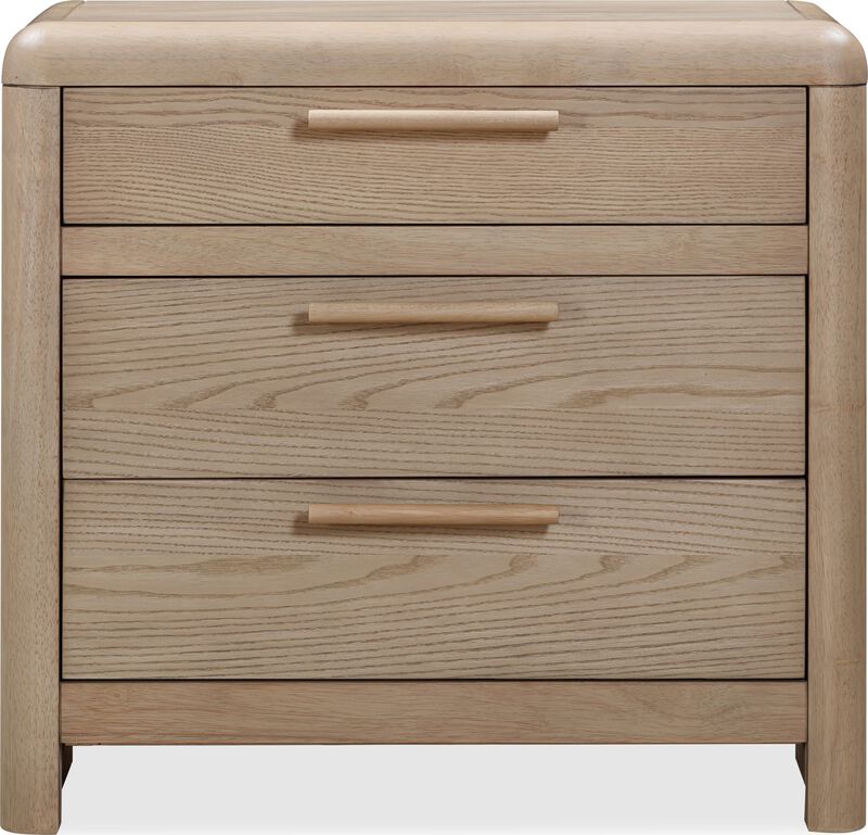 Furano Three Drawer Nightstand