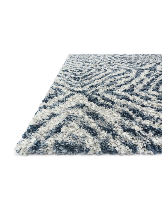 Quincy QC01 Ocean/Pebble 18" x 18" Sample Rug