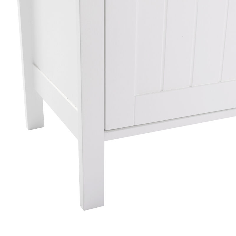 Bathroom Wall Cabinet with Double Doors and Interior Shelves