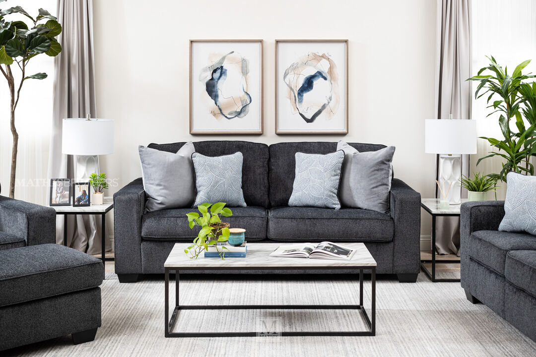 Ashley Altari Sofa in dark grey