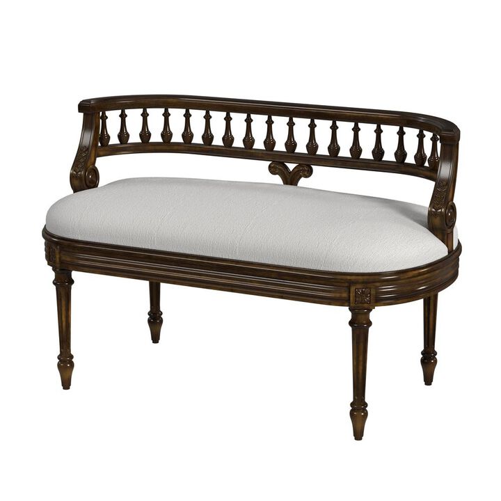 Belen Kox Upholstered Bench, Cream, Belen Kox