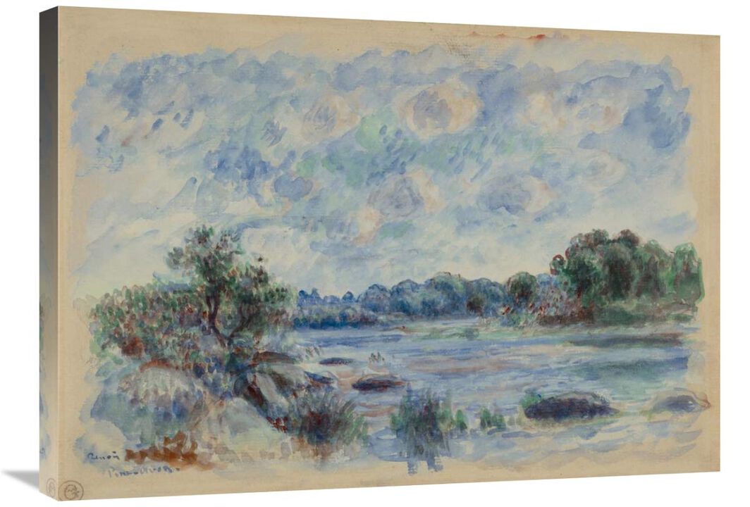 Landscape at Pont-Aven-Canvas Art-32x24