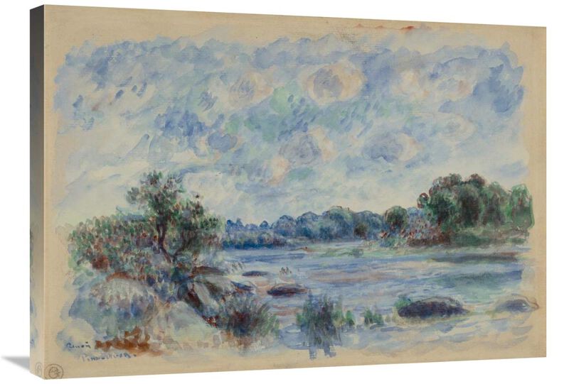 Landscape at Pont-Aven-Canvas Art-32x24