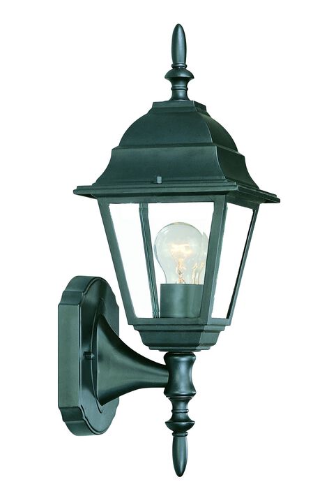 Hivvago Matte Black Swing Arm Outdoor Wall Light