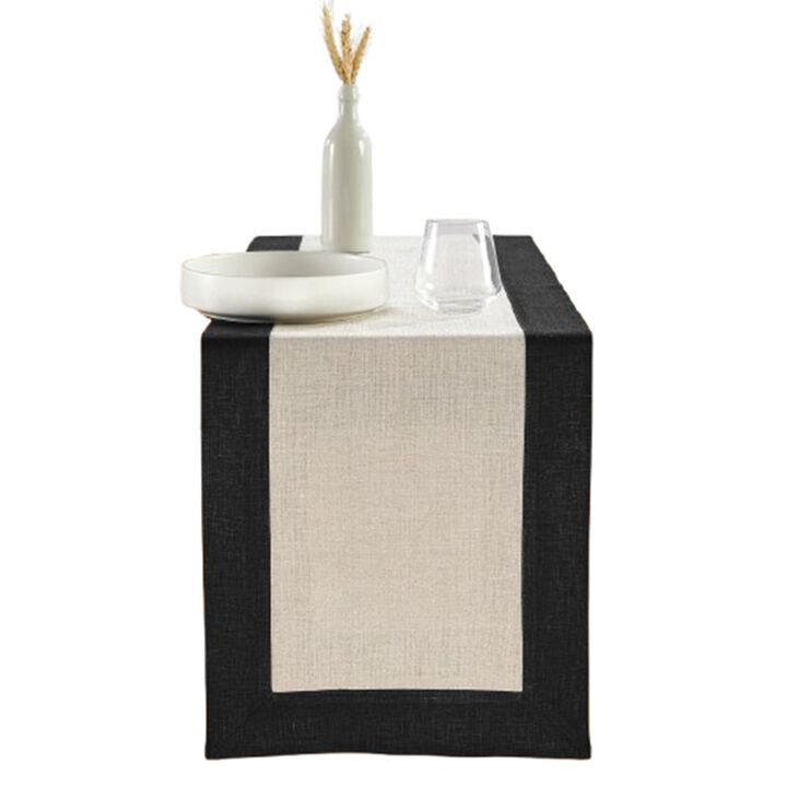 Solino Home 100% Pure Linen Table Runner | Contempo