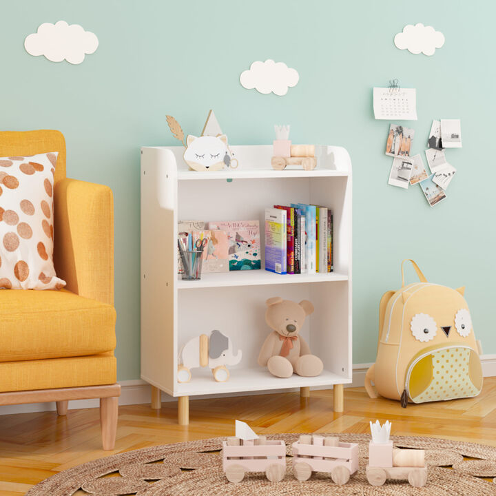 Hivvago 3Tier Kid's Bookcase Book Display Shelf and Cabinet Organizer