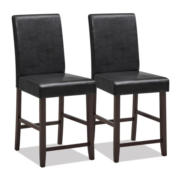 Hivvago 25 Inch Counter Height Set of 2 Bar Stools