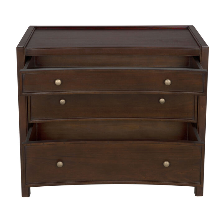 Hampton Side Table Hand Rubbed Brown
