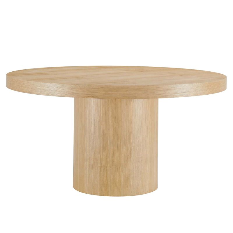 Modway - Gratify 60" Round Dining Table Oak