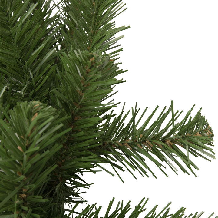 Deluxe Dorchester Pine Artificial Christmas Wreath  18-Inch  Unlit