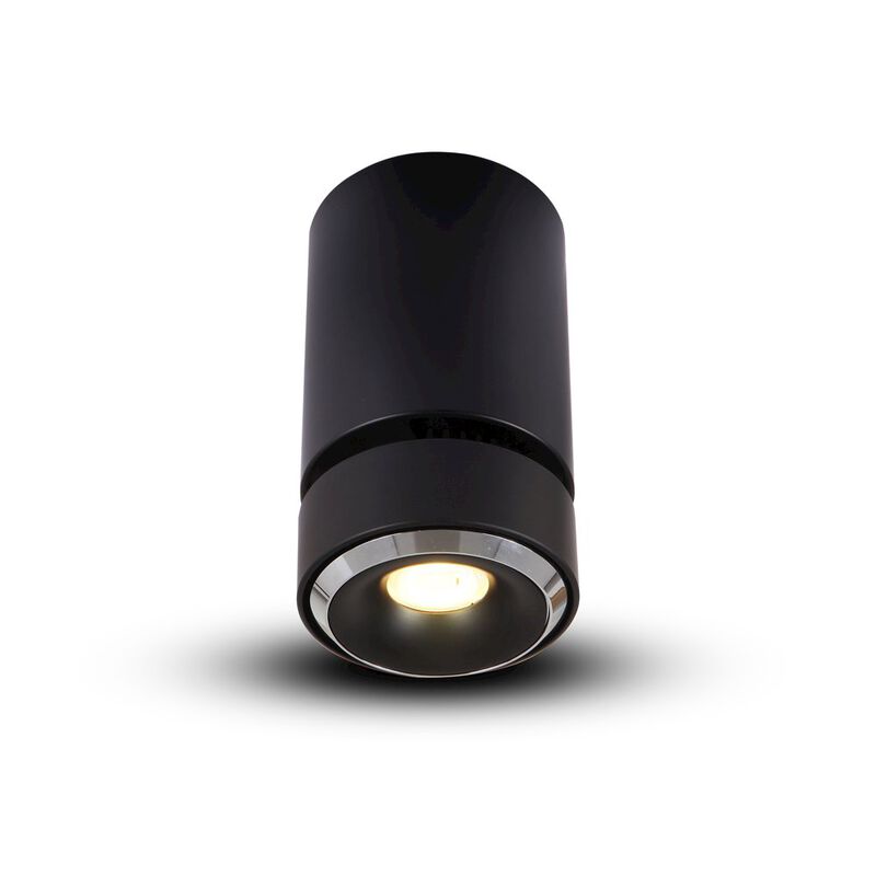 VONN Lighting LED Surface Mounted Adjustable Downlight, Stock Item Beam Angle 36, Black