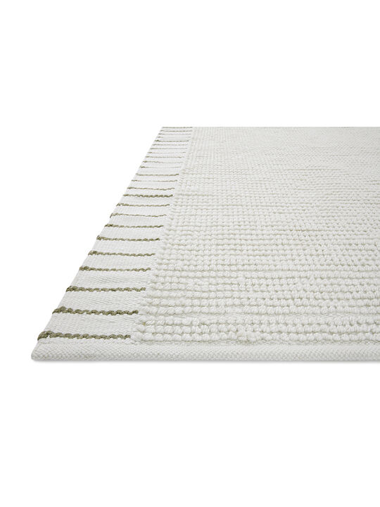 Sadie SAD01 White 3'6" x 5'6" Rug