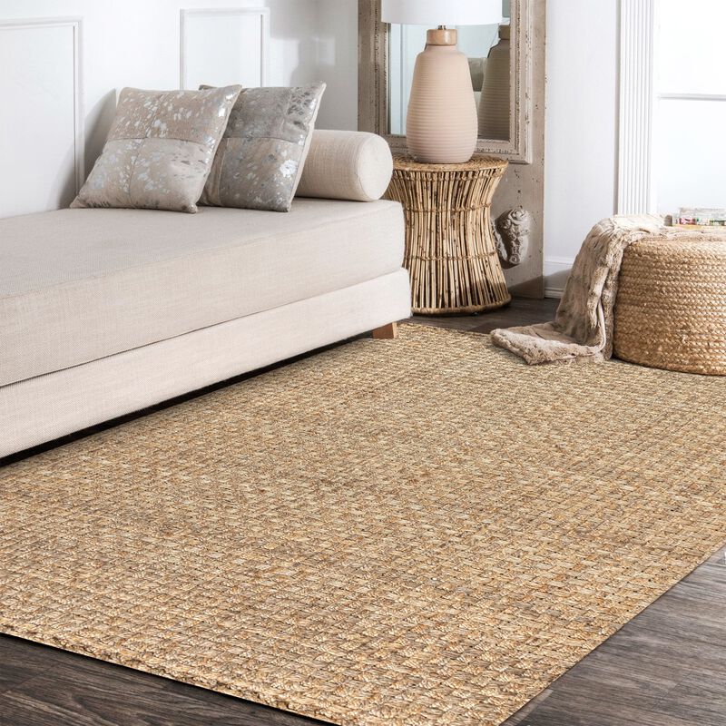 Estera Hand Woven Boucle Chunky Jute Area Rug